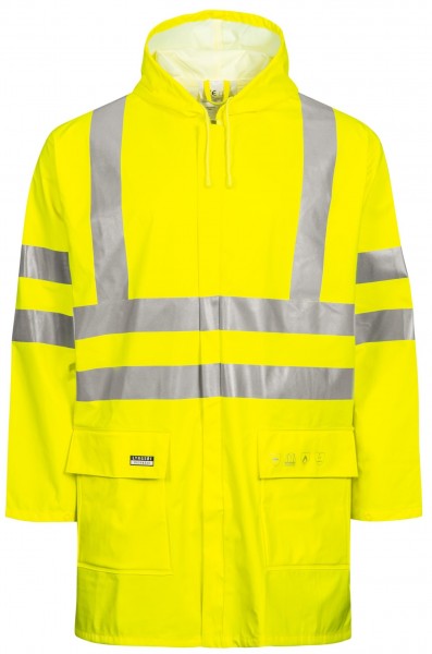 Lyngsøe LR55 HI-VIS PU-Warnschutz-Regenjacke