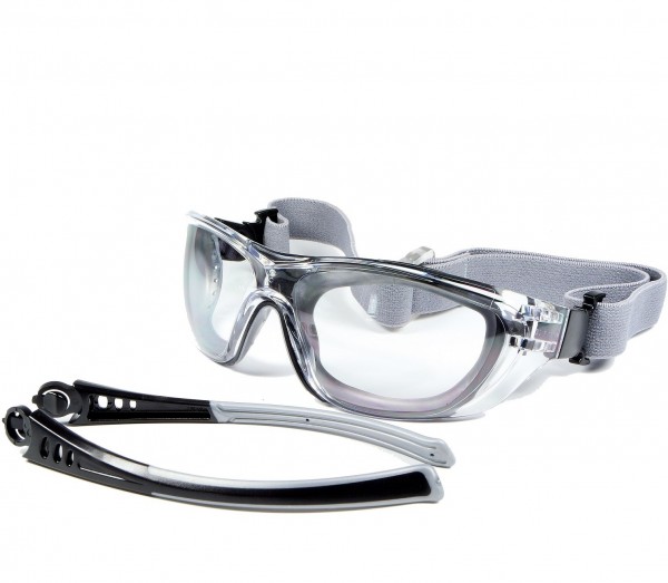 Schutzbrille Modell 580 farblos PC 2 mm kratzfest antifog