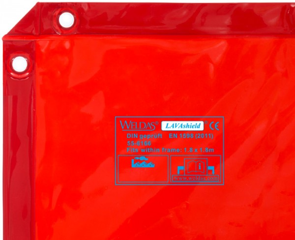 Weldas LAVAshield® 55-6166 Schweißerschutzvorhang 174 x174 cm