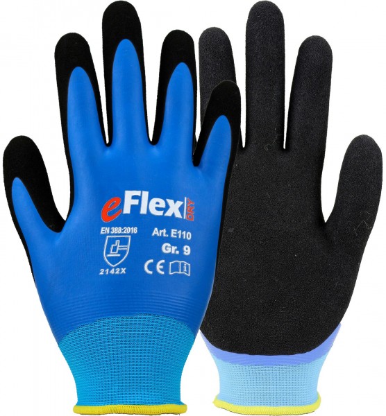 Asatex E110 Latex-Schutzhandschuhe vollbeschichtet