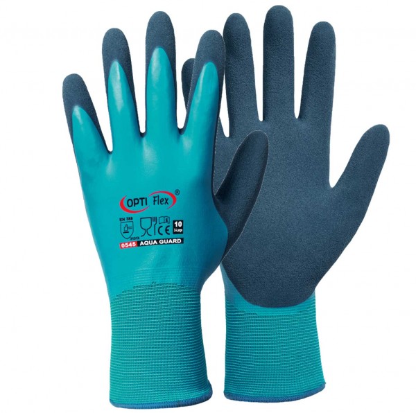 OPTI Flex 0545 Aqua Guard Schutzhandschuhe doppelte Latexbeschichtung