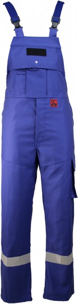 Asatex DALELH01MR Schweißerschutz-Latzhose blau