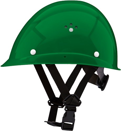 VOSS Maststeigerhelm mit 4-Punkt-Gabelkinnriemen und Drehverschluss