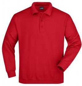 James & Nicholson JN041 Polo-Sweatshirt Heavy
