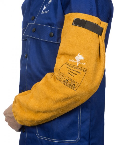 Weldas Golden Brown 44-2321XL Rindspaltleder Schweißerschutz-Ärmel