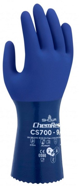 Showa CS700 Nitril-Chemikalienschutzhandschuhe