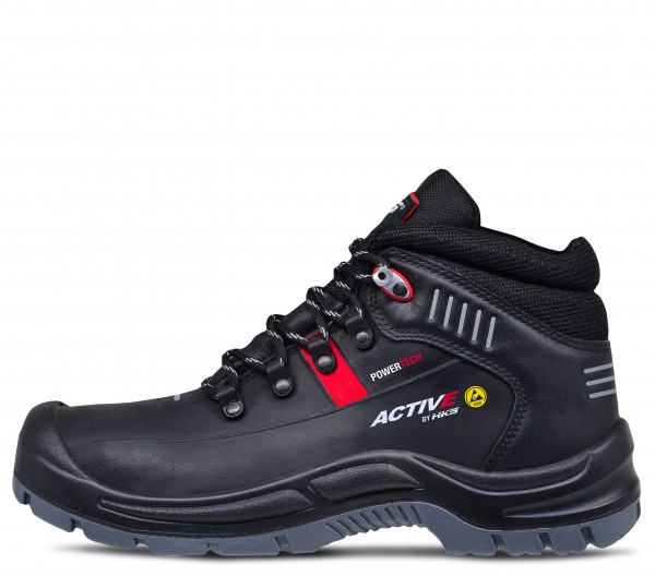 HKS Active 275 Sicherheitsschnürstiefel S3 SRC ESD schwarz