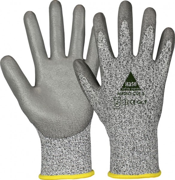 Hase 508430 Medio Cut 3 Schnittschutzhandschuhe Level B
