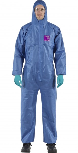 Microgard / AlphaTec 1500 Standard Overall mit Kapuze Modell 138 dunkelblau