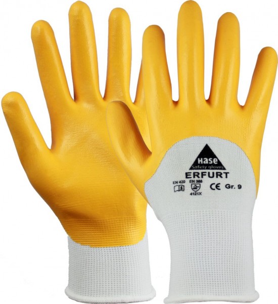 Hase 901300 Erfurt Nitril-Schutzhandschuhe 3/4 beschichtet
