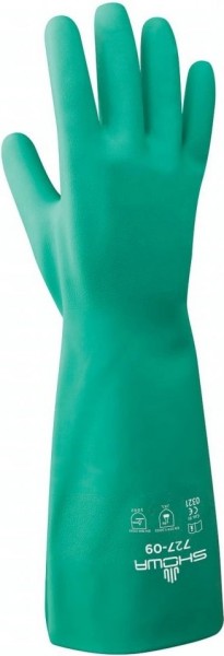 SHOWA 727 Nitril-Chemikalienschutzhandschuhe