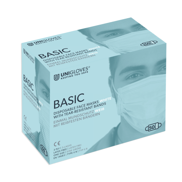 Unigloves Basic Einmal-Mundschutz