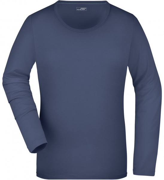 James & Nicholson JN927 Damen Elastic Langarm Shirt in 9 Farben