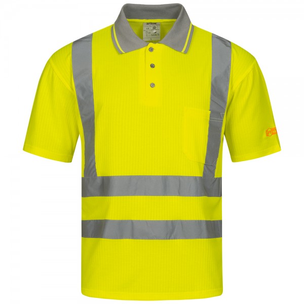 Safestyle Diego 22699 Warnschutz-Poloshirt leuchtgelb