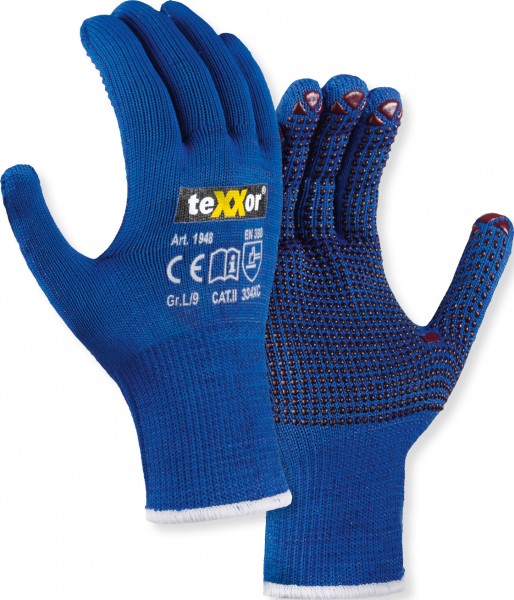 texxor 1948 Schnittschutzhandschuhe Level C mit PVC-Noppen
