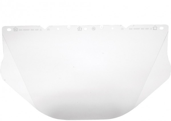 MSA Auer 10115863 Blattvisier PC 1 mm, klar, 241 mm