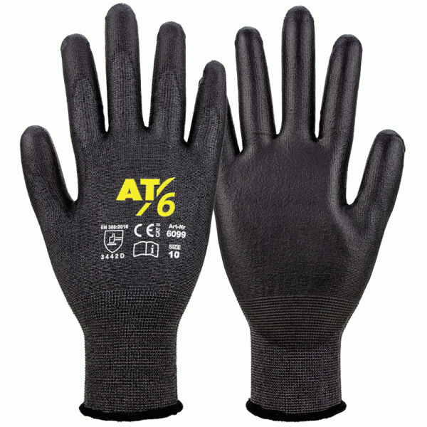 Asatex 6099 PU-Schnittschutzhandschuhe Level D