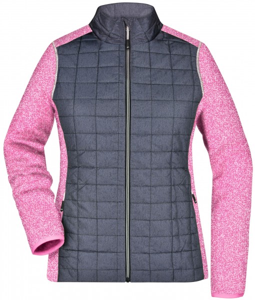 James & Nicholson JN741 Damen Knitted Hybrid Jacke in 6 Farben