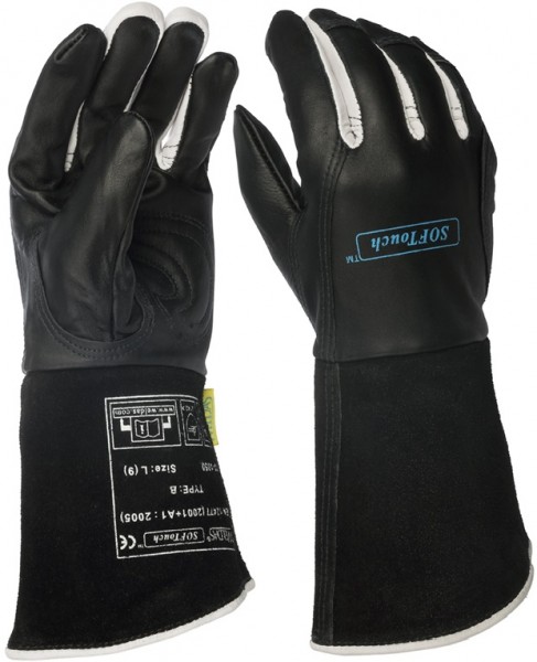 Weldas 10-1050 Schweißerhandschuhe aus Rindvollleder