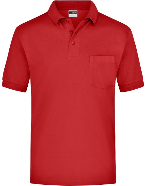 James & Nicholson JN026 Kurzarm Poloshirt mit Brusttasche in 8 Farben