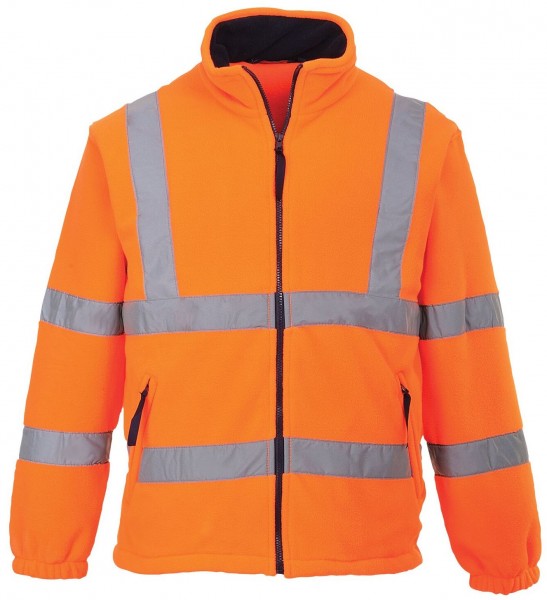 Portwest F300 Warnschutz-Fleece-Jacke mit Netzfutter