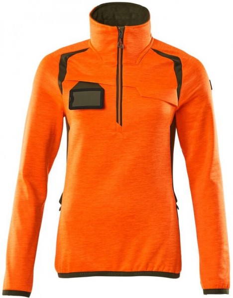 Mascot ACCELERATE SAFE 19353-316 Damen Fleecepullover mit kurzem Reißverschluss