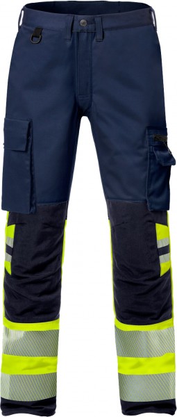 Fristads 127731 High Vis Stretch-Hose Kl. 1 2705 PLU