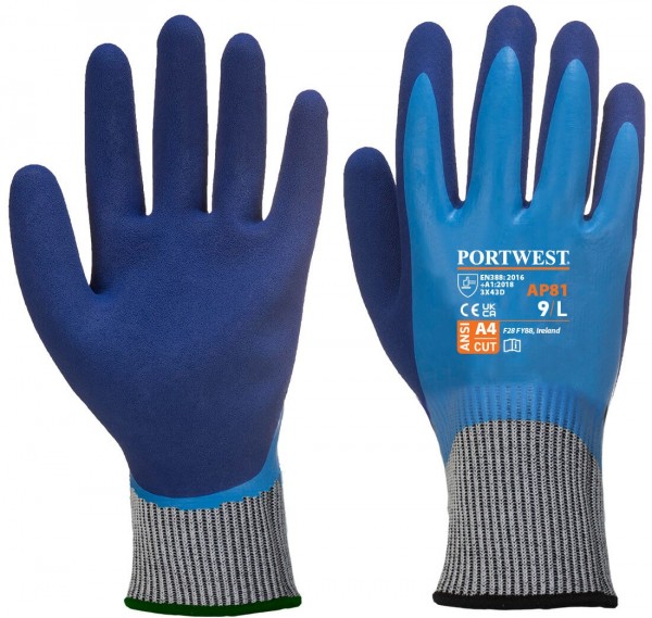 Portwest AP81 Latex-Schnittschutzhandschuhe Level D