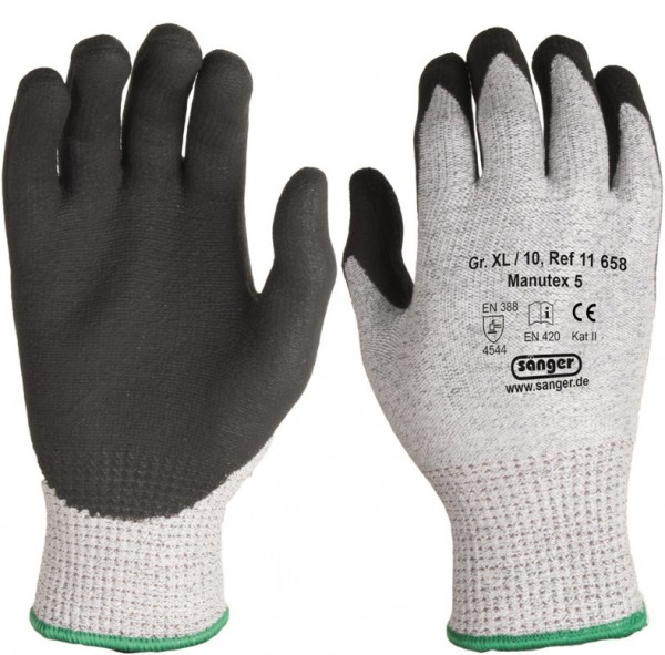 Manutex 3 Nitrilschaum-Schnittschutzhandschuhe Level 3