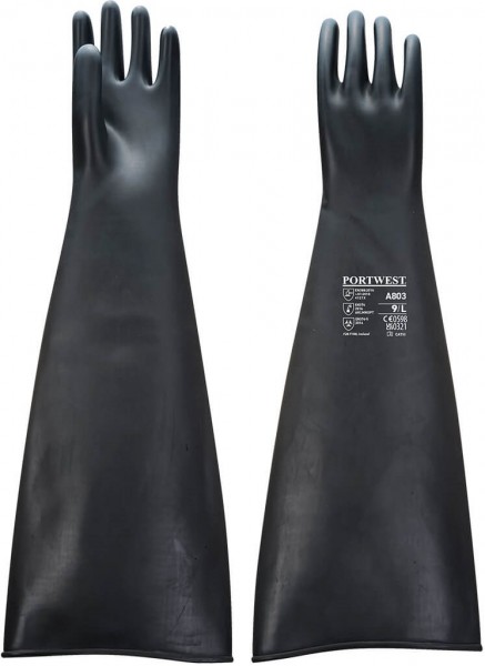 Portwest A803- Latex-Chemikalienschutzhandschuhe