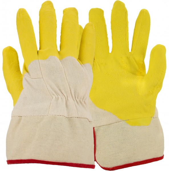 Asatex LST Latex-Schutzhandschuhe 3/4 beschichtet