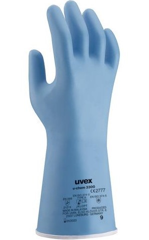 uvex 60971 u-chem 3300 Chemikalienschutzhandschuhe lebensmitteltauglich