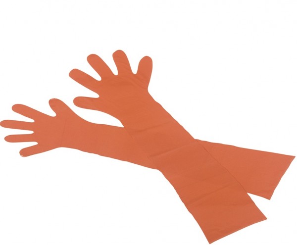 Unigloves PE-Veterinärhandschuhe 1553 orange