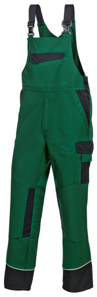 BP 1608-559 Latzhose mit Kniepolstertaschen und verdeckten Knöpfen Work & Wash Color