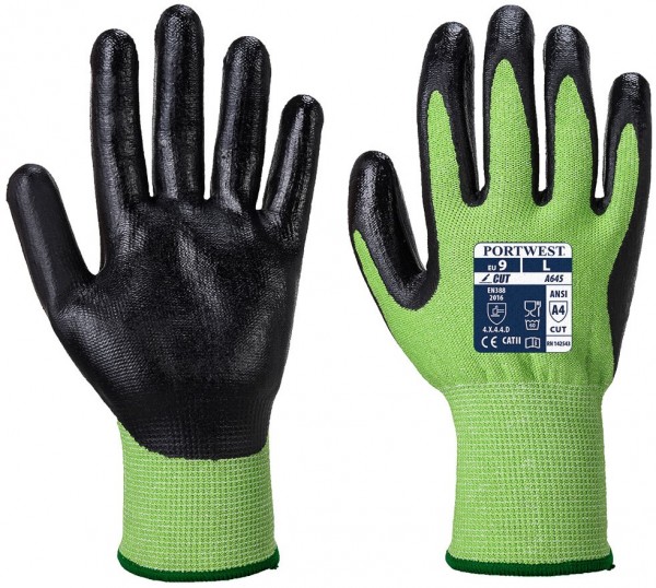 Portwest A645 Nitrilschaum-Schnittschutzhandschuhe Level D