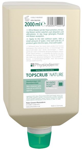 Greven Hautreinigung Topscrub Nature 2 Liter Faltflasche