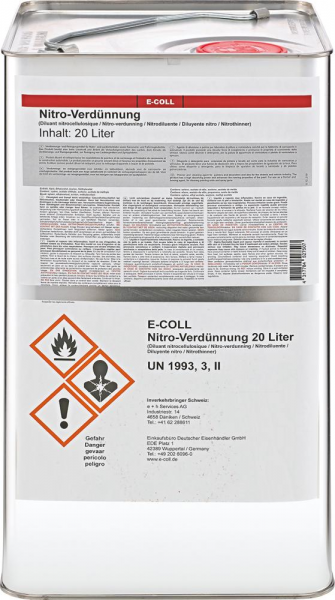 E-COLL Nitro-Verdünnung 20-Liter-Kanister