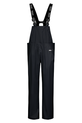 Lyngsøe LR46 PU Allround Regen-Latzhose mit elastischen Hosenträgern