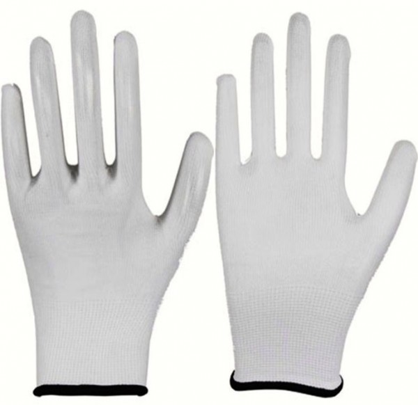 Solidstar 1122 Schutzhandschuhe unbeschichtet weiß
