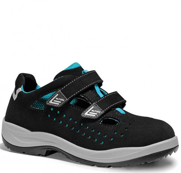 Elten Impulse Lady aqua Easy 74801 Damen-Sandalen ESD S1P mit Klettverschluss schwarz