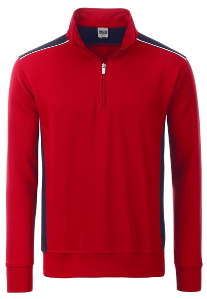 James & Nicholson JN868 Workwear Zip Sweat in 8 Farben