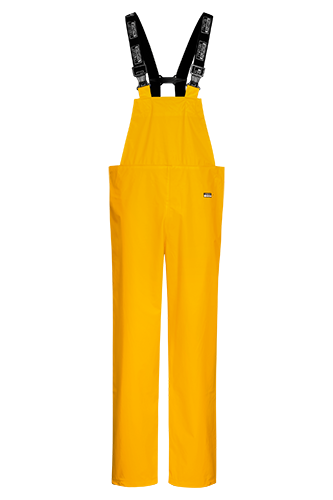 Lyngsøe LR46 PU Allround Regen-Latzhose mit elastischen Hosenträgern
