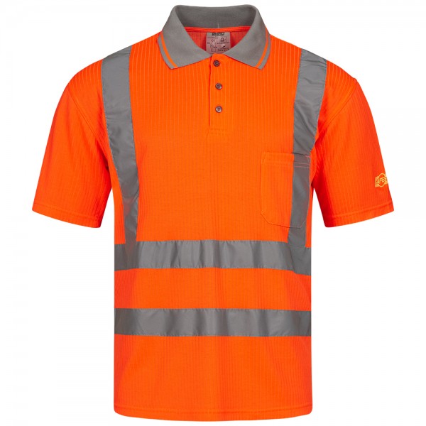 Safestyle Carlos 22698 Warnschutz-Poloshirt leuchtorange