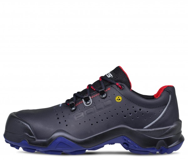 HKS Bold Blue Alfa 1 NTP Halbschuhe S1P SRC ESD schwarz