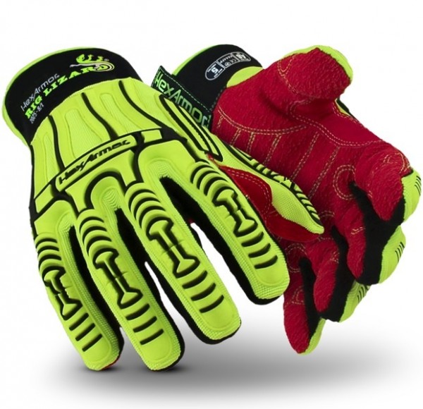 HexArmor Rig Lizard 2025X Stoß-Schnittschutzhandschuhe Level F