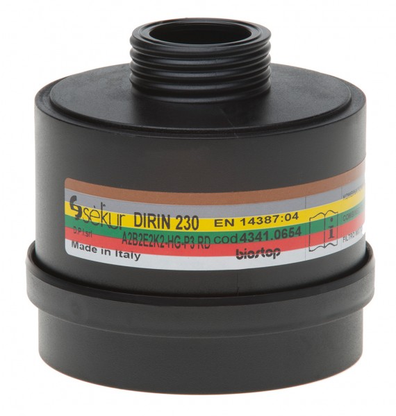 Ekastu Mehrbereichs-Kombifilter DIRIN 230 A2B2E2K2 Hg-P3R D