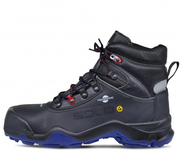 HKS Bold Blue Delta 1 TP Dry Sicherheitsstiefel S3 SRC ESD schwarz