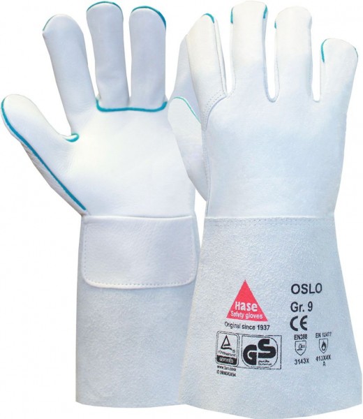 Hase 100500 Oslo Rindnarbenleder-Schutzhandschuhe