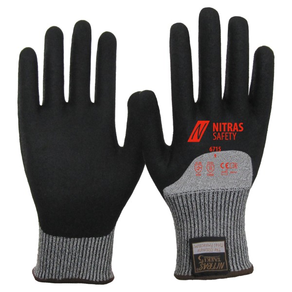 Nitras 6715 Nitril-Schnittschutzhandschuhe Level C