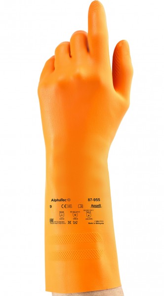 Ansell AlphaTec 87-955 Latex-Chemikalienschutzhandschuhe